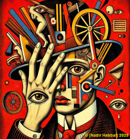 Fragmentierte Realität Das Auge der Absurdität